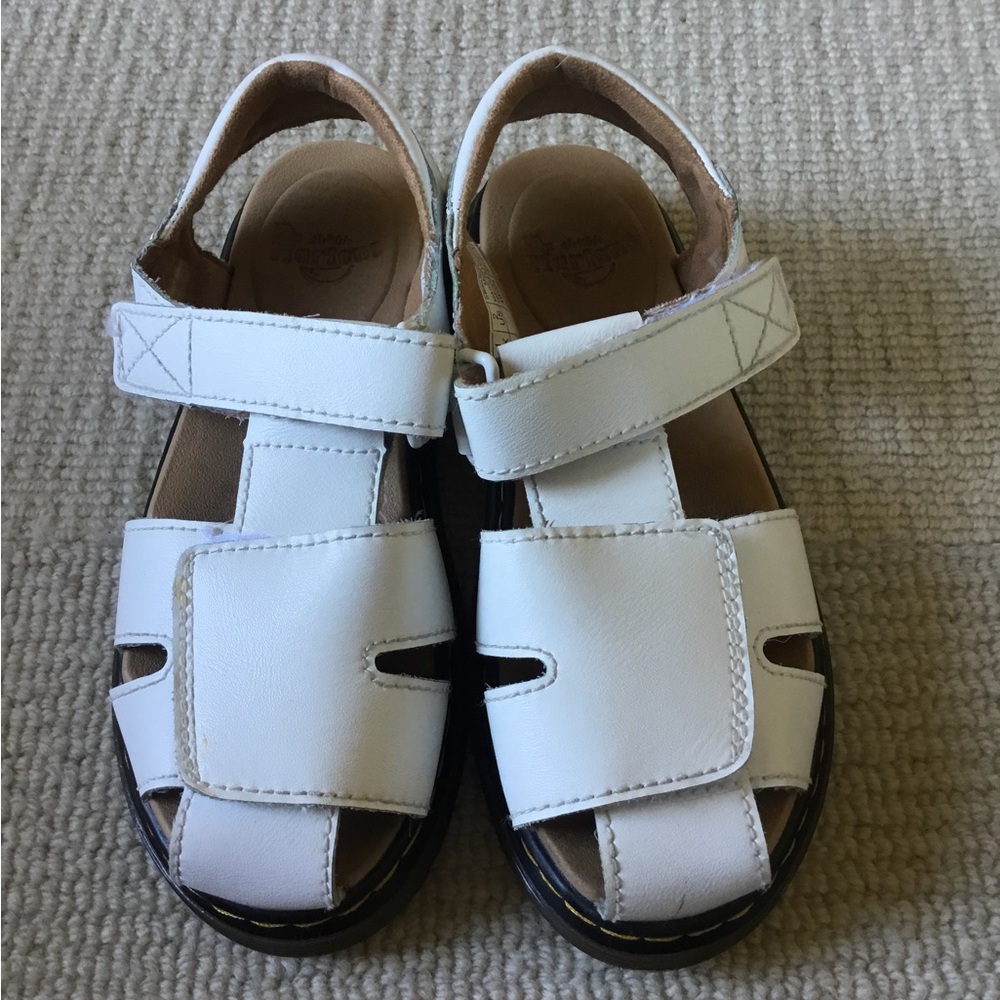 Dr. Martens Kids' White Sandals